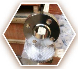 Duplex stainless steel lap joint flange